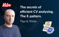 The secrets of efficient CV analyzing. The E-pattern. Tips & Tricks, photo 1 - valor-software.com The secrets of efficient CV analyzing. The E-pattern. Tips & Tricks, photo 1 - Valor Software