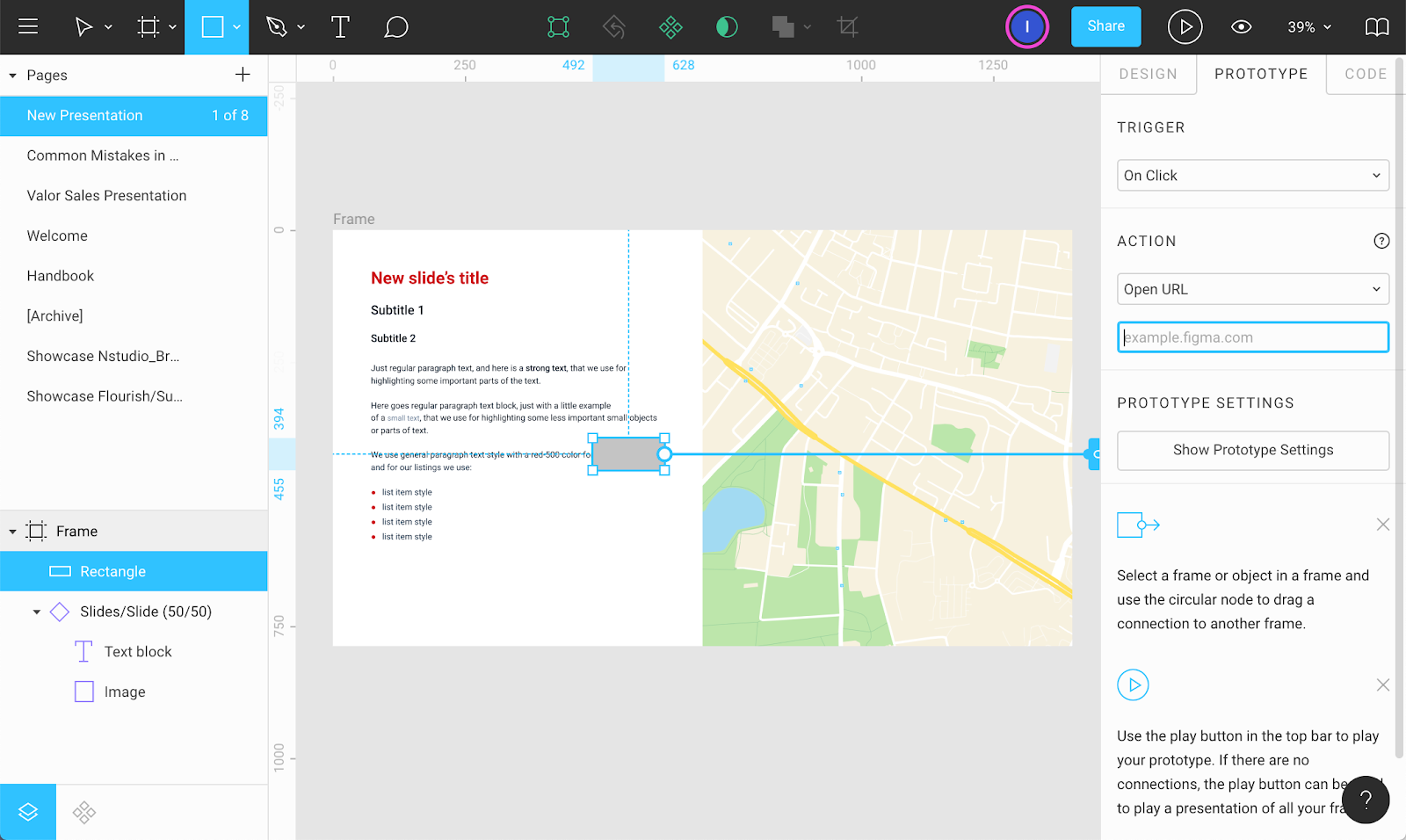 Step #8. Setting links for elements