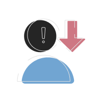 Reduced human errors icon